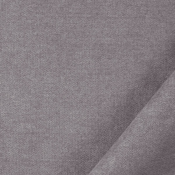 Tessuto per rivestimenti Nabuk idrorepellente effetto scamosciato tinta unita grigio perla