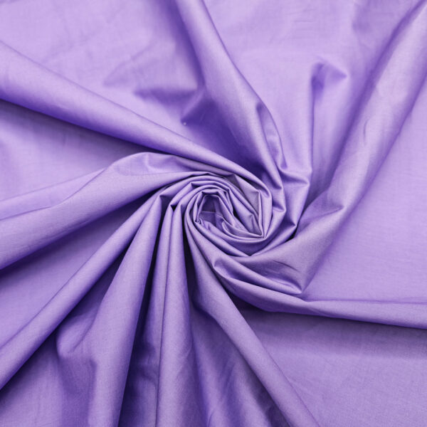 Tessuto Popeline di cotone tinta unita violet