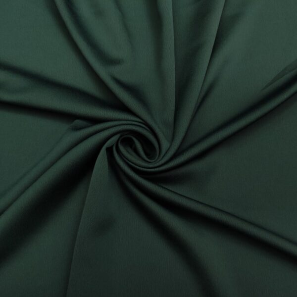 Tessuto Crepe De Chine tinta unita VERDE BOSCO