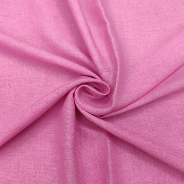 Tessuto Misto Lino Tinta Unita rosa baby