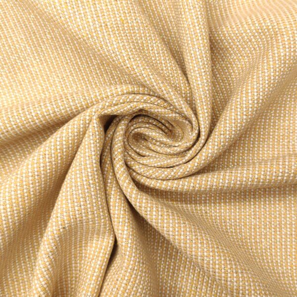 Tessuto Tweed Bouclé lurex oro bianco